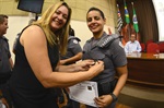 Coronel Adriana homenageou policiais em Solenidade de Valorização da Polícia Militar