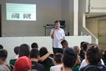 Em visita à escola estadual, Kawai falou sobre a imigração japonesa ao Brasil