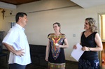 Em visita à escola estadual, Kawai falou sobre a imigração japonesa ao Brasil