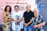Alunos do sétimo ano arrecadaram aproximadamente 200 exemplares