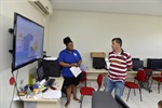 Pedro Kawai acompanha atividades do programa Educando pelo Esporte