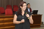 Erica Dinis, pedagoga do Departamento de Documentação e Arquivo.