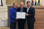 Kawai convidou o vereador Longatto para participar de entrega da homenagem 