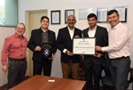 Vereador com representantes da Wipro.