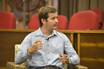 Engenheiro químico Valdir Alcarde Júnior durante sua participação no programa "Câmara Convida" desta sexta-feira (13)