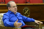 Homero Scarso no programa "Câmara Convida", da TV Câmara
