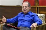 Homero Scarso no programa "Câmara Convida", da TV Câmara