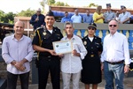 Homenagem entregue aos guardas civis aposentados em 2017/2018.