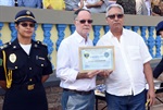 Homenagem entregue aos guardas civis aposentados em 2017/2018.