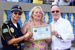 Homenagem entregue aos guardas civis aposentados em 2017/2018.
