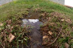 Acúmulo de água em terreno no Pau Queimado gera insegurança em proprietária