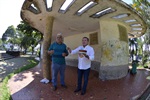 Ato simbólico repudiou 13 anos de abandono da praça Imaculada Conceição, na Vila Rezende