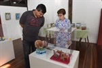 Pedro Kawai visitou a mostra nesta quarta-feira (9)