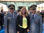 Coronel Adriana entre ten cel PM Carmo Jr e Ten Cel Pm Clemente