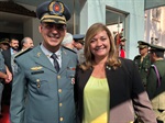 Ten Coronel PM Harley e Coronel Adriana