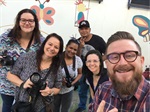 André Bandeira participa de sessão de fotos com alunos da Apae