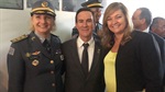 Coronel PM Nikoluck, Cel PM Camilo, deputado estadual, e Coronel Adriana