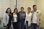 Renata Marcheto, Célia Regina, Sueli Tavares, Kelen Brito e Pedro Kawai