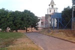 Antes da instalação de postes de iluminação