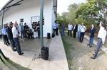 Familiares do homenageado acompanharam cerimônia no Parque Jupiá