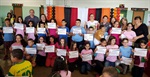 Coronel Adriana participou da entrega do certificado de conclusão do Proerd aos 135 alunos do 5° ano da Escola Estadual Prof° Mirandolina de Almeida Canto do Proerd de 135 alunos. 