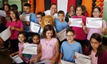Coronel Adriana participou da entrega do certificado de conclusão do Proerd aos 135 alunos do 5° ano da Escola Estadual Prof° Mirandolina de Almeida Canto do Proerd de 135 alunos. 