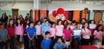 Coronel Adriana participou da entrega do certificado de conclusão do Proerd aos 135 alunos do 5° ano da Escola Estadual Prof° Mirandolina de Almeida Canto do Proerd de 135 alunos. 