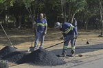 Dirceu Alves acompanha obras de reforço nas ruas do Parque Orlanda