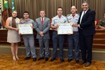 Câmara promove reunião solene na entrega do Título de Bombeiro do Ano