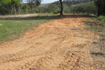 Obras de terraplanagem para a abertura de uma pista de caminhada tiveram início