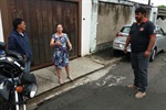 No Jardim Esplanada, em conversa com moradores do bairro