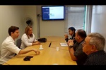 Visita da vereadora na Secretaria Estadual de Segurança Pública, com a Comandante da Guarda Civil Municipal, Lucineide Aparecida Maciel Correa para apresentar o sistema Detecta