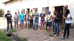 Projeto "Movendo Cidadania", no Centro Comunitário do Bosques do Lenheiro, em companhia de moradores