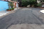 Manutenção foi efetuada em toda a extensão da via
