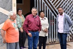 Ele visitou o Jardim Primavera na manhã desta quarta-feira