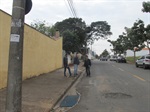 Engenheiro da Semuttran realiza visita técnica no Jardim Colonial