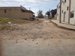 Rua Cacilda Becker antes da realização dos serviços
