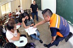 Participantes construíram o mapa de desastres do bairro Parque Piracicaba