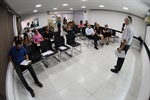 Palestra foi realizada no espaço da Escola do Legislativo, no prédio anexo da Câmara