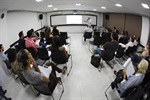 Palestra foi realizada no espaço da Escola do Legislativo, no prédio anexo da Câmara