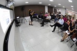 Palestra foi realizada no espaço da Escola do Legislativo, no prédio anexo da Câmara