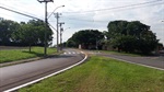 Sinalização da rotatória foi reforçada