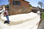 Rua Estrela com concretização feita