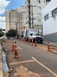 Paulo Henrique e Paulo Campos vistoriam obras da Comgás, na rua XV
