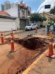 Paulo Henrique e Paulo Campos vistoriam obras da Comgás, na rua XV