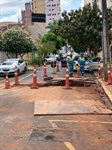 Paulo Henrique e Paulo Campos vistoriam obras da Comgás, na rua XV
