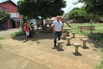 Praça se encontra sem condições de ser utilizada