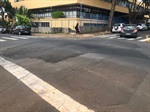 Antes: as péssimas condições de trafegabilidade geram insegurança