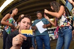 Wagnão esteve nesta quinta-feira no Terminal Central de Integração para apresentar a proposta do Passe Educação