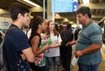 Wagnão esteve nesta quinta-feira no Terminal Central de Integração para apresentar a proposta do Passe Educação